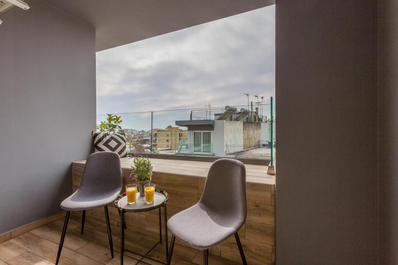 Raise Athens Metro Apartments Luaran gambar