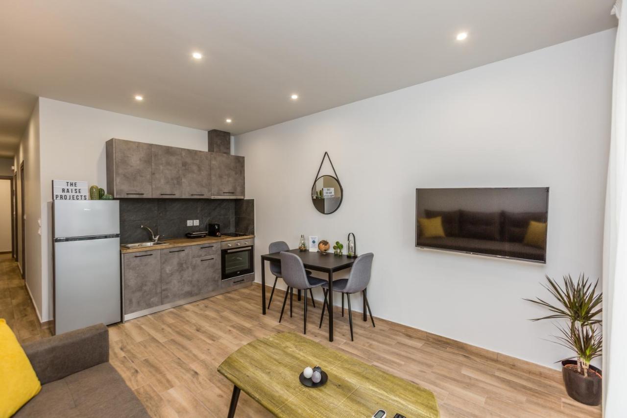 Raise Athens Metro Apartments Luaran gambar