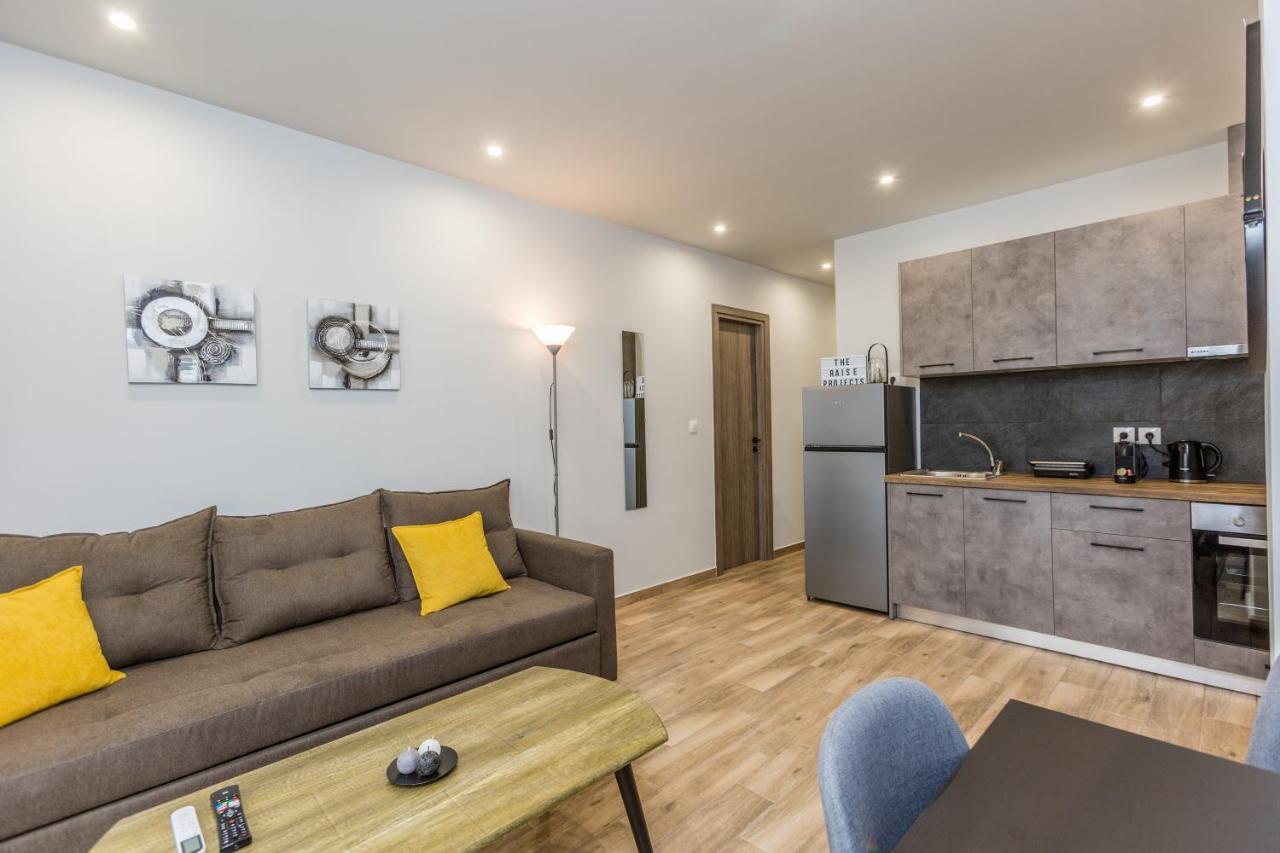 Raise Athens Metro Apartments Luaran gambar
