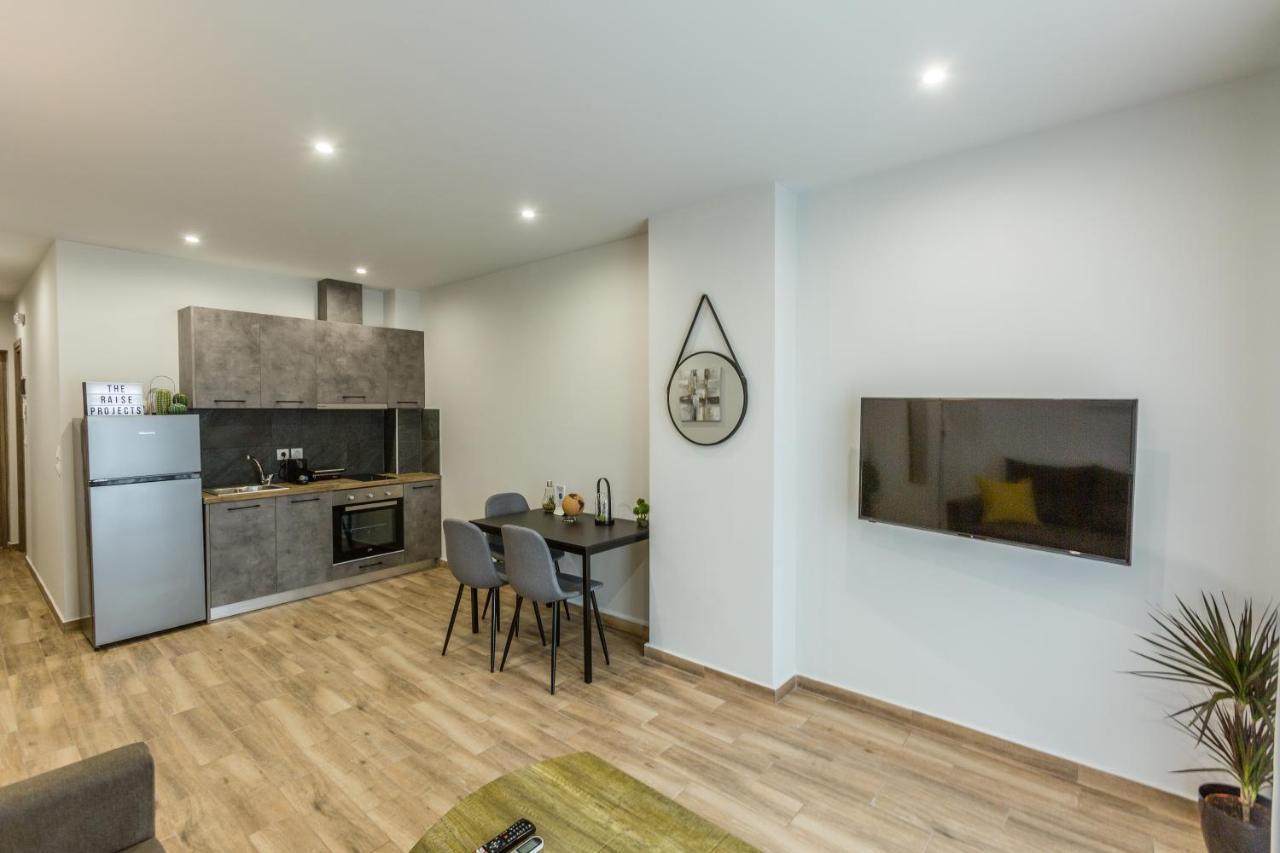 Raise Athens Metro Apartments Luaran gambar
